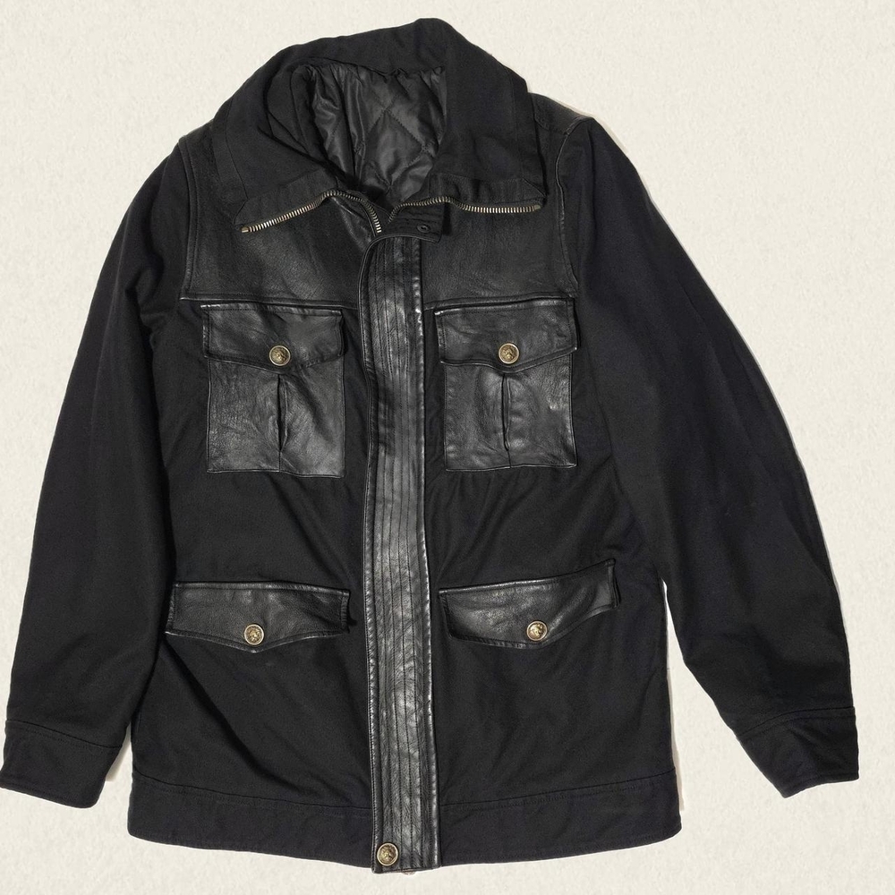 VERSACE VERSUS Vintage Black Coat